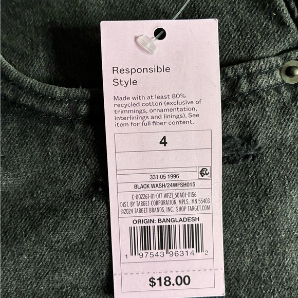 Wild Fable Gray Distressed Jean Shorts - Picture 3 of 7